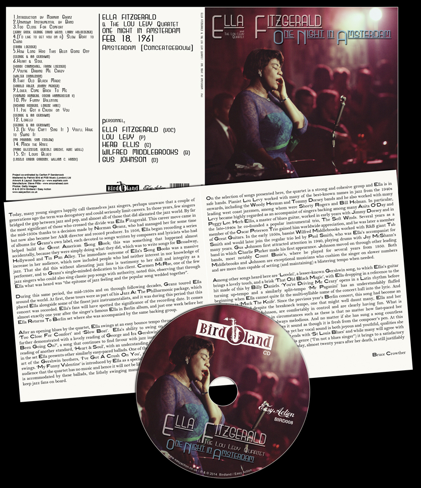 ella Fitzgerald CD Design by Sophie Lo